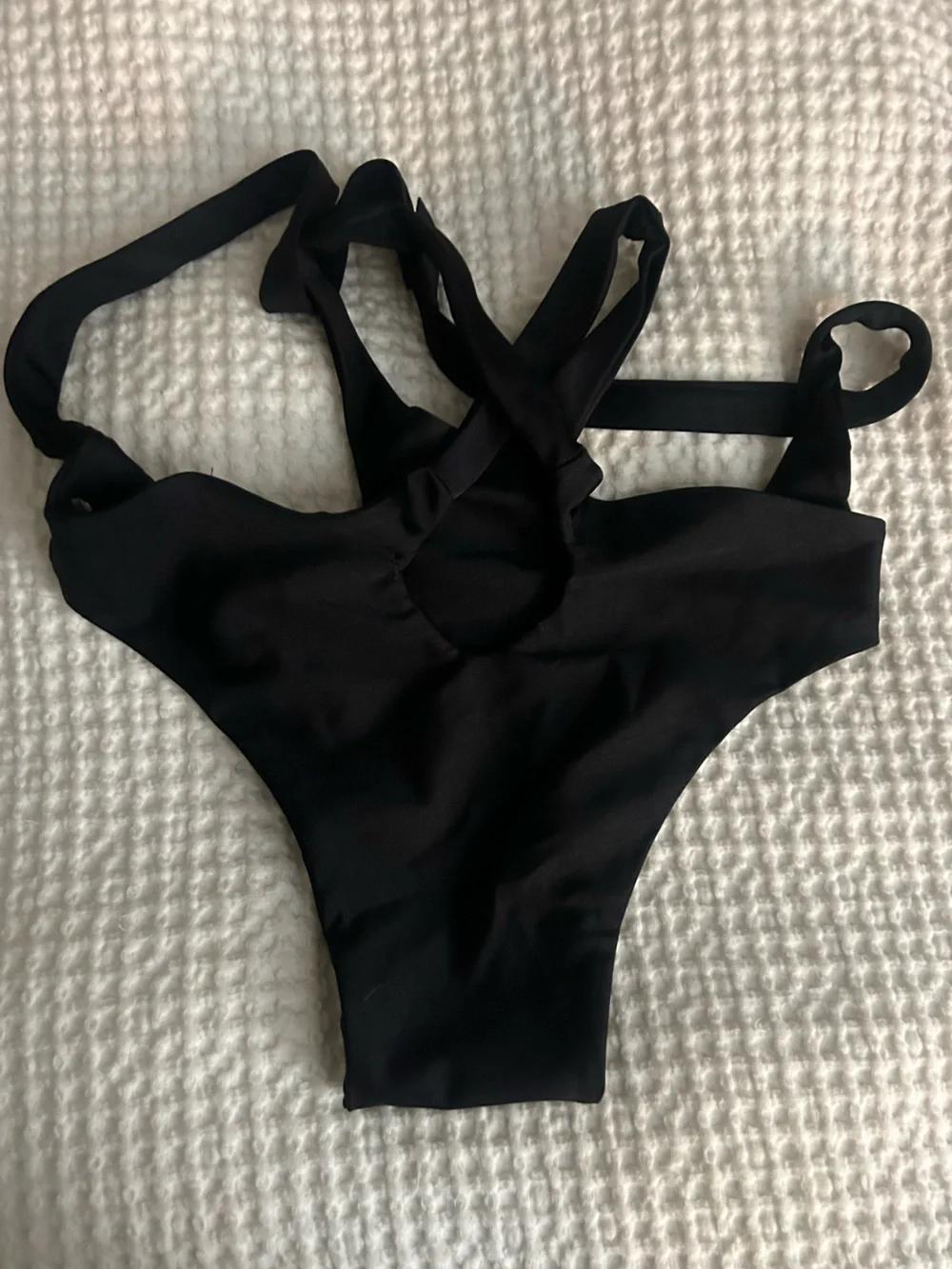 Sorte Wild Strappy Black Bottoms NWOT - Picture 5 of 8